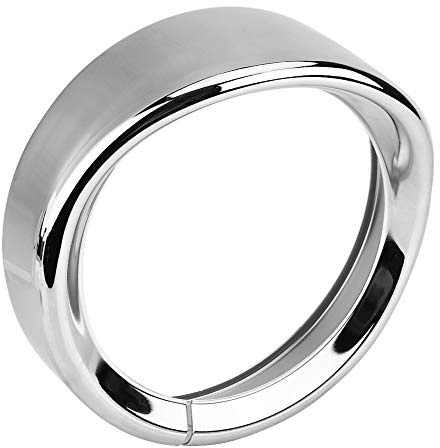 7 Zoll Touring Visier-Scheinwerfer-Zierring für Motorräder – Beauty-Lampe Im Chrom-Visier-Stil
