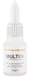 S-Polybond® Sekundenkleber extra stark 20g, hochreaktiv, hitzebeständig und wasserfest, Industriequalität für Zahntechnik, Dentallabor, Industrie und Handwerk (5, Sekundenkleber hochreaktiv)