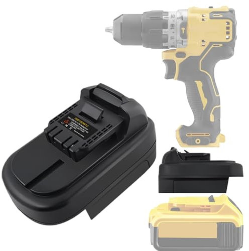 Batterieadapter für DeWalt & Milwaukee auf Dewalt 12 V Akkuadapter Verwendung für Dewalt 12 V schnurloses Elektrowerkzeug (nur Adapter)