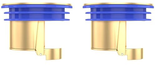 SagaSave 2 tappi anti-riflusso per lo scarico del pavimento della doccia, prevenzione del riflusso del pavimento della doccia, tappo anti-odore per lo scarico della cucina e del bagno (rame)