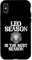 Hülle für iPhone X/XS Leo Season ist die beste Jahreszeit Leo Zodiac