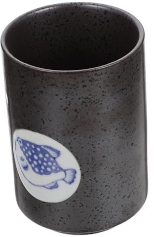Alipis Tazza da tè in Porcellana Giapponese Stile retrò Contenitore per tè in Ceramica Grezza da 300 Ml Tazza da tè per La Casa
