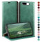 HUOUH for iPhone 7 Plus/8 Plus 5.5 Wallet case with RFID Blocking PU Leather,Flip Folio Book covers,Credit Card Holder Shockproof Phone case Women Men for Apple 7 Plus/8 Plus case Sea Green