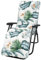PATNFR Sun Lounger Cushions with Tie Rope and Non-Slip Top Cover 170 x 50cm Thickened Garden Lounger Chair Pad Recliner Floral Printed Chair Cushion for Indoor Outdoor Garden Patio Beach No Chair (A)