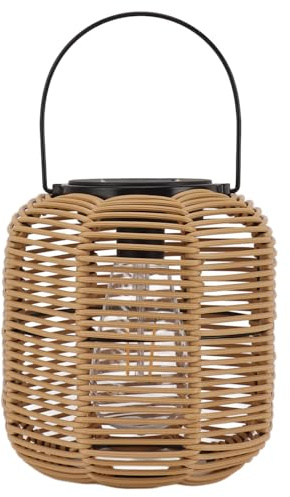 Solarlaternen Im Freien Rattan Hängende Leuchten Wasserdichte Dekorative solarlampen Laterne für Tisch Garten Yard Veranda Wolfram