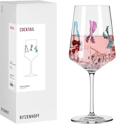 RITZENHOFF Cocktail-Glas - 600 ml - Made in Germany | Artikelnr. 8115005, Serie Fashion, 1 Cocktail-Glas 600 ml, Kristallglas, spülmaschinenfest