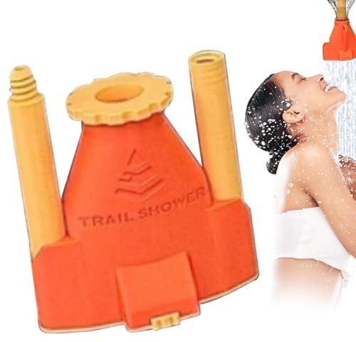 Cabezal de ducha portátil para camping, construcción que se fácilmente a campinng Showeer | Tareas de limpieza con pantalla de temperatura de bomba | Herramienta de jardinería eléctrica o