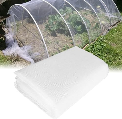 Gemüse Schutznetz 3x4m Feinmaschig Pflanzenschutznetz Kulturschutznetz Insektenschutznetz Gartennetz Feinmaschig SchädlingsschutzNetz für Hochbeet und Garten