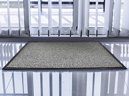 Doortex Schmutzfangmatte Fußmatte advantagemat, 90 x 120 cm, Grau, für den Innenbereich
