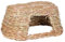 KERBL Pet Grashaus für Nager, Kaninchen/Meerschweinchen/Hamster/Chinchillas und andere Kleintiere, Natürlich aus geflochtenem Heu, 39x29x19.5 cm