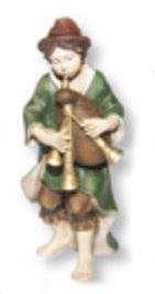Unbekannt Krippenfiguren Musiker mit Dudelsack geeignet für 8cm Figuren