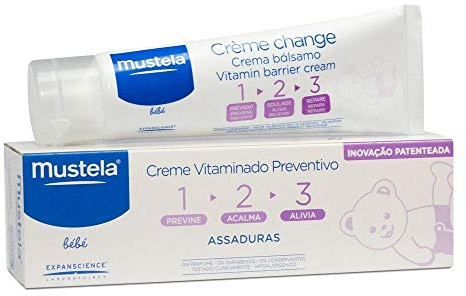 Mustela Pasta Cambio, Crema Pannolino con Perseose d'Avocado BIO, Uso Quotidiano Neonati e Bambini - Previene, Lenisce e Allevia gli Arrossamenti, 98% Ingredienti di Origine Naturale (50ml)