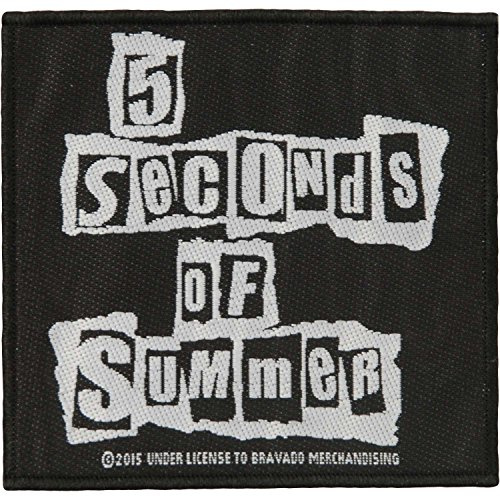 5 SECONDS OF SUMMER RIPPED LOGO Patch/ Aufnäher