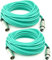 Adam Hall Cables 2 Stück K3MMF1000GRN Mikrofonkabel 10m Grün XLR female auf XLR male DMX Audio Kabel 3 pol polig (10 m, Grün, 2)