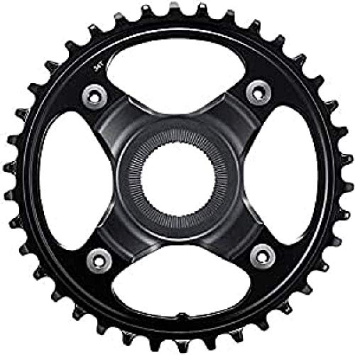 SHIMANO Plato de Bicicleta eléctrica SM-CRE80 34 Dientes x 50 mm Negro para, Unisex-Adult, Multi-Coloured, One Size