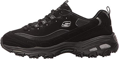 Skechers Damen Sneaker D´Lites BIGGEST FAN, Schwarz (Schwarz), 40 EU W