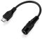 adaptare 93529 Câble adaptateur basse tension (DC mâle vers Micro USB) Noir 5,5 x 2,1 mm 10 cm