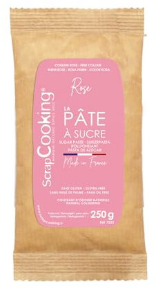 ScrapCooking - Pâte à Sucre Rose 250 g - 7232