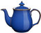 Denby - Imperial Blue Teapot - 1.07L Stoneware Ceramic Pot For Tea - Dishwasher Safe, Microwave Safe - Royal Blue Glaze - Chip Resistant