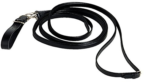 AMKA Schlaufzügel, Leder, schwarz