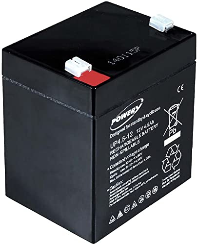 akku-net® batteria al piombo -sostituisce FIAMM tipo FG20451 12V 4,5Ah, 12V, Lead-Acid