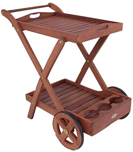 Gravidus praktischer Teewagen aus Eukalyptusholz