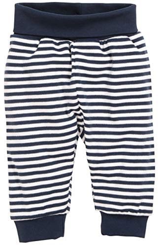 Playshoes Sweat-Hose Jogginghose Unisex Kinder, Marine Ringel ,92