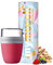 mymuesli Strawberry Cheesecake BIO Müsli mit Butterkeks & fruchtigen Erdbeeren (575g) + Mepal Müsli-Becher (500 ml Becher & 300 ml Deckel) Joghurt-Becher - To Go (2Go) – für Mikrowelle & Spülmaschine