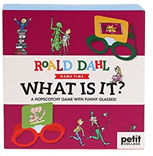 Petit Collage PRD014 Roald Dahl What is It Game Board, Red, A6