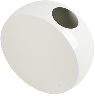 Cesto Portabiancheria Made in Italy di Design Elegante e Moderno da 60 Litri - Cesta Porta Biancheria Sporca per Bagno e Lavanderia - Cesto Panni Sporchi - Bianco