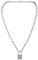 Punkkette mit Schloss Halskette für Damen Herren Vorhängeschloss Anhänger Halskette Statement Gothic Cool Collier Femme Hip Hop Schmuck