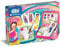 Clementoni Idea-Fashion Designer, tableau lumineux, ensemble de vêtements, jeu créatif pour fille de 6 ans, multicolore, support pliable, haut léger, dessins, modèles et stylo