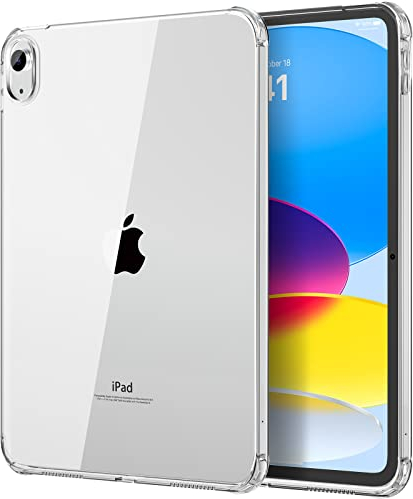 MoKo Hülle für iPad (A16) 11. Generation 11 Zoll 2025, iPad 10. Generation 10,9 Zoll 2022, Kratzfest Klare Schutzhülle Dünne Hülle Cover mit Stoßfester Schlagfestigkeit Tablet Case, Transparent