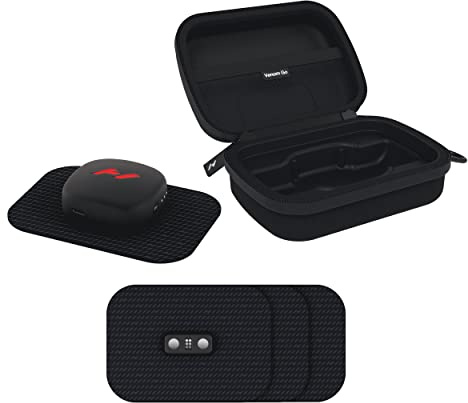 Hyperice Venom Go Pack Heat and Vibration Therapy Pod and Refill Pads | 9 combinations Loosen and Soothe Sore Muscles | Includes 3 Pads for up to 20 Uses Per Each | Bluetooth | 1 Hour Battery Life