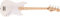 Squier by Fender Sonic Bronco Electric Bass Guitar, Maple Fingerboard, White Pickguard, Arctic White