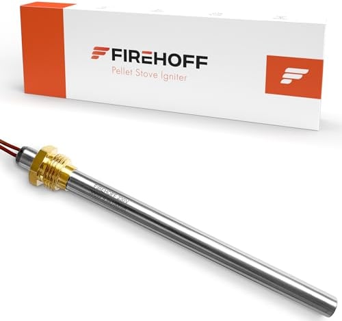 Bougie d'allumage pour poêle à granules - 300 W, 140/150 mm, diamètre 9,9 mm, filetage 3/8 avec cosses - GARANTIE 2 ans