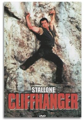 VZRSQZK Cliffhanger Filmposter, dekoratives Gemälde, Leinwand-Wandposter und Kunstdruck, modernes Familienschlafzimmer-Dekor-Poster, 20 x 30 cm