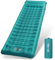 Glymnis Isomatte Camping Aufblasbare Luftmatratze Outdoor 12CM Verdicktes Aufblasbare Matratze mit Fußpresse Pumpe und Kissen ultraleichte wasserdichte Matratze für Wandern Reisen Camping