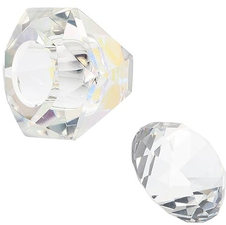 Ipetboom Crystal Nail Art Cup Nail Glass Cup for Manicures High Transparency Octagonal Shape for Powder and Art Tools