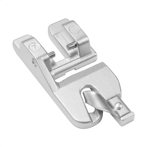 FIKLOTA Pied presseur ourlet roulé 3 mm avec IDT pour Pfaff et autres machines à coudre ALT : 98-694818-00, 3820284-096, 820284096, 820249096