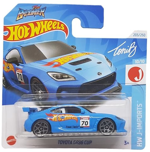 Hot Wheels - Toyota GR86 Cup - HW J-Imports 10/10 - HRY77 - Short Card - Toni Bridinger - Gazoo Racing - Mattel 2024