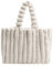 UOCAI Plüsch Handtasche Tote Bag, Flauschige Plüsch Schultertaschen Damen Große Damen Plüsch Tasche Puffer Bag Umhängetasche Warme Schultertasche Henkeltasche Handbags