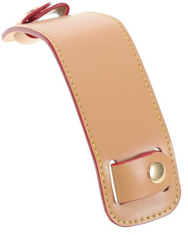 WRITWAA Schulterpolster Aus Pu Leder Mit Verstellbarer Kette Anti-Scheuer Schultergurtpolster Für Rucksack Und Handtasche Komfortables Schultergurt Kissen 8.74X1.85X0.98 Zoll