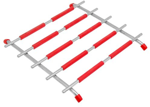 Kitchen Trivet Stand Heat Resistant Anti Slip Worktop Protector, Stainless Steel Stand for Kitchen Worktops Hot Pans Hot Trays Plates