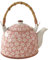 BCOATH Large Capacity Japanese Style Ceramic Teapot Tea Pot s Tralve Stovetop Tea Brewer for Tea House Kitchen Supplies Pink