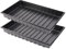 Garronda Confezione da 2 Vassoi Semenzaio Germinazione Vassoio di Coltivazione Vassoio per Piante Serra Piastra di Coltivazione Vassoio di Coltivazione Vassoio di Germinazione GD-0065 (53x32 cm; Nero)