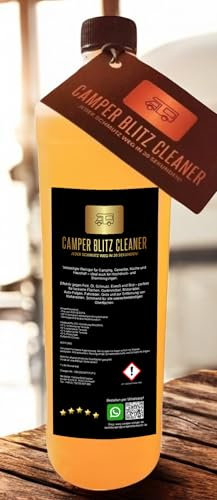 Camper Blitz Cleaner, Universalreiniger für Wohnmobile und Wohnwagen, Entfernt Regenstreifen in 30 Sekunden