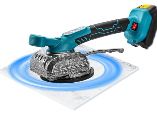 Vibratore professionale per piastrelle per sistema Makita da 18 V – 100 kg di forza adesiva, 13 cm di velocità, ideale per ceramica, pietra naturale e vetro (30 – 260 cm) – batteria non inclusa