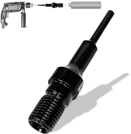 Huucozn Adattatore da SDS Plus a 1-1-/4-7UNC Adattatore per Trapano a Corona Diamantata Adattatore per Carotaggio Diamantata Adattatore Universale SDS Plus per Corona e Seghe a Tazza