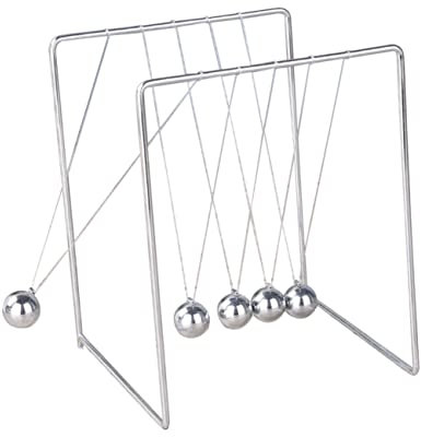 UKCOCO Pendule Newton Décoration de Bureau Gadget Kinetique pour Décor de Maison Petit Modèle